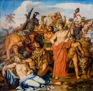Bacchus en Ariadne door Gottlieb Schick