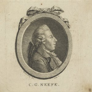 Portret van de componist Christian Gottlob Neefe door Gottlob August Liebe