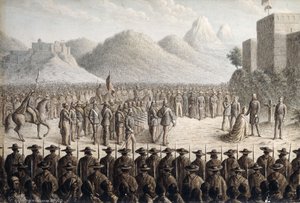 De executie van keizer Maximiliaan, 1867