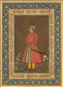 Portret van Rup Singh, Folio uit het Shah Jahan Album