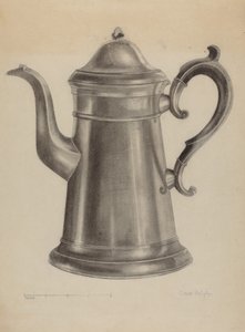 Tin Koffiepot door Grace Halpin