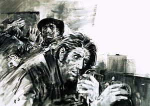 Een noodkreet van de Hongaarse Opstand (gouache op papier) door Graham Coton