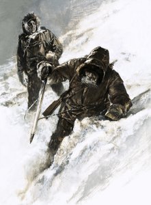 Dr. Isaac Stringer en C. F. Johnson trokken door de Yukon door Graham Coton