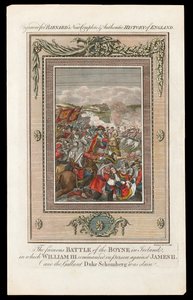 De beroemde Slag aan de Boyne in Ierland, 1690