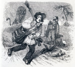 De leeuw en de jager - Fabels van La Fontaine