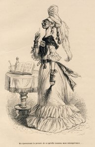 Bij het zien van het bewijs van wat zij mijn onmatigheid noemde door Grandville