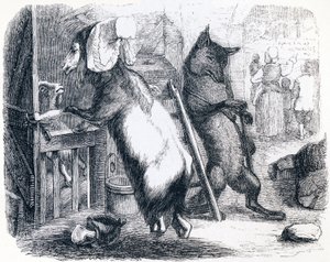 De wolf, de geit en het geitje (Le loup, la chevre et le chevreau) - Fabels van La Fontaine
