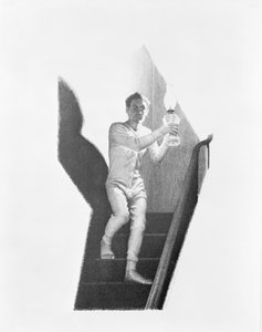 Middernachtalarm door Grant Wood