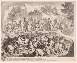 Doortocht door de Rode Zee (rechterdeel)