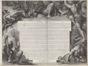 Allegorisch ruiterportret van Lodewijk XIV, koning van Frankrijk