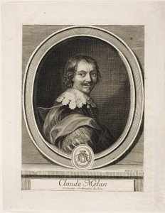 Claude Mellan door Gérard Edelinck