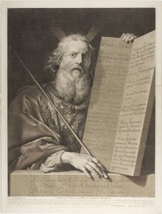 Mozes door Gérard Edelinck