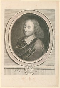 Portret van Blaise Pascal (1623-1662) door Gérard Edelinck