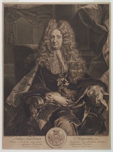 Portret van Jules-Hardouin Mansart (1646-1708)