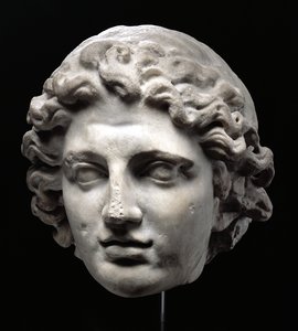 Kolossaal hoofd van Alexander de Grote