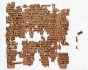 Griekse wetenschappelijke papyrus daterend uit 200 n.Chr. door Greek