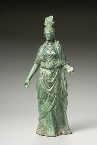 Beeld van Isis Fortuna, Hellenistisch, 1e eeuw v.Chr.-1e eeuw n.Chr.