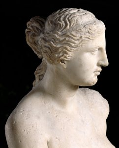 Venus de Milo (detail van het hoofd)