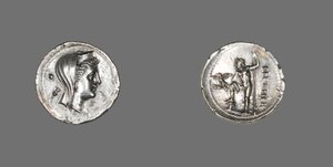 Drachme met de nimf Amphitrite door Greek School