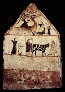 Gaudo Necropolis, Lucaniaanse fresco grafschildering 340 v.Chr.