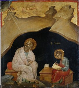 St. Johannes de Evangelist met zijn schrijver Prochoros