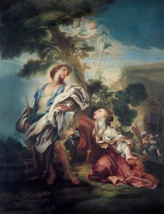 Noli me tangere, 1680 door Gregorio De Ferrari