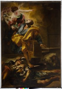 Sint Petrus de apostel bevrijd uit de gevangenis
