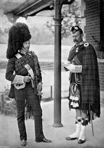De Kolonel van het 1e Bataljon Argyll en Sutherland Highlanders, 1896