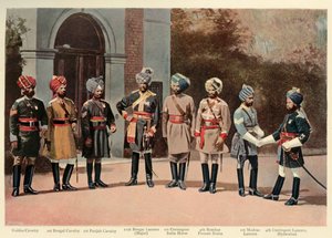 Typen Indiase cavalerie, 1901
