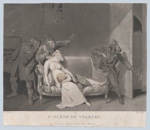 Eerste scène van dieven door Gror