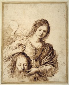 Judith met het hoofd van Holofernes door Guercino (1591 1666)