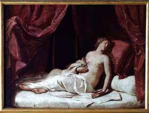 De dood van koningin Cleopatra door Guercino