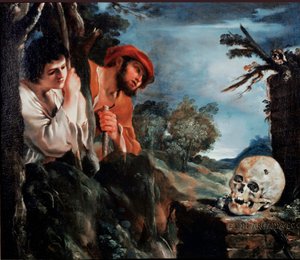 De herders van Arcadië door Guercino