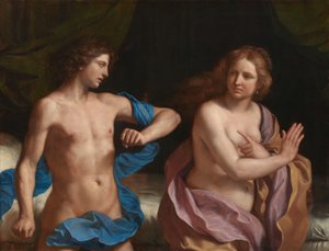 Amnon en Tamar door Guercino