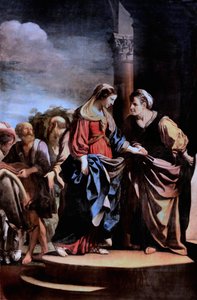 Guercino - De Visitatie. De Visitatie, 1632 door Guercino