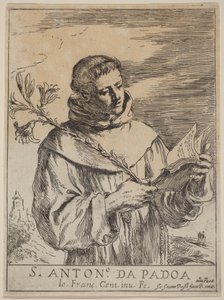 De heilige Antonius van Padua door Guercino