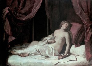 De Dood van Cleopatra door Guercino