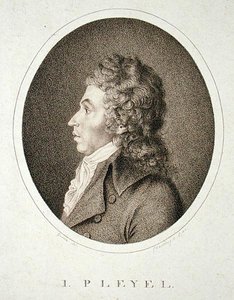 Ignaz Joseph Pleyel (1757-1831) gegraveerd door F.W. Nettling