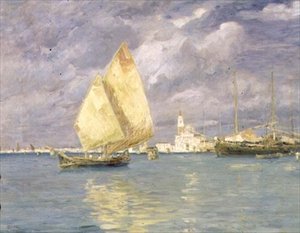 San Giorgio Maggiore door Guglielmo Ciardi