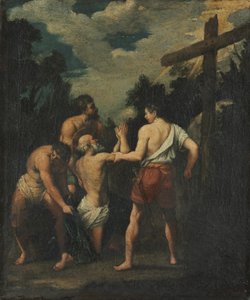 Martelaarschap van Sint Andreas door Guido (after) Reni