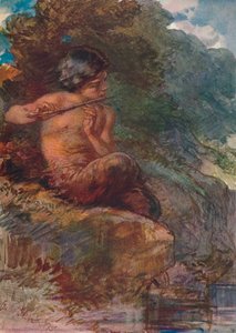 De jonge Pan, 1875, 1906 door Guido Bach
