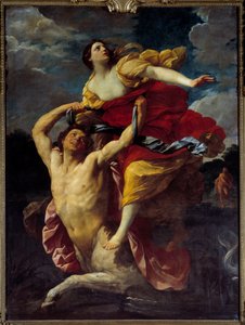 Dejanire ontvoerd door de centaur Nessus door Guido Reni