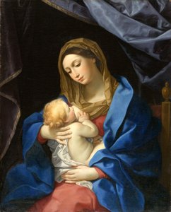 Madonna en kind, ca. 1628-1630 door Guido Reni