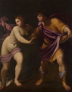 Orpheus en Eurydice door Guido Reni