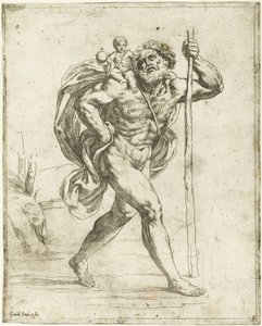 Sint Christoffel door Guido Reni