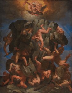 De val van de reuzen door Guido Reni