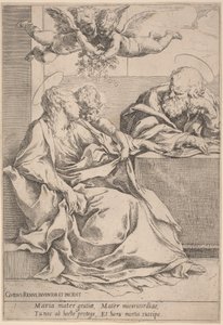 De Heilige Familie door Guido Reni