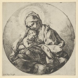 De Maagd die het kind Christus vasthoudt met de vingers van haar rechterhand verborgen, ca. 1600-1640