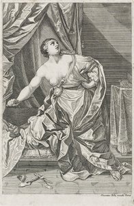 Dood van Lucretia, c. 1700-50 mogelijk Antonio Billy (actief eerste helft van de 18e eeuw)