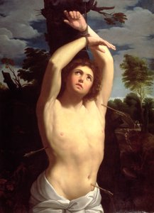 Sint Sebastiaan door Guido after Reni